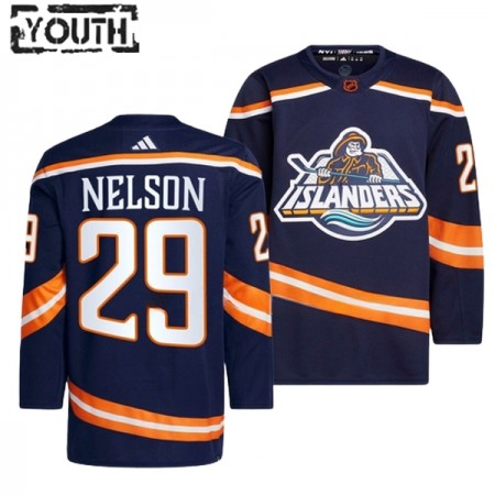 Barn Ishockey New York Islanders tröja Brock Nelson 29 Adidas 2022-23 Navy Reverse Retro 2.0 Authentic Barn Ishockey New York Islanders tröja Brock Nelson 29 Adidas 2022-23 Navy Reverse Retro 2.0 Authentic